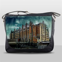 Architecture City Building Travel Messenger Bag by Wegoenart