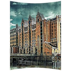 Architecture City Building Travel Back Support Cushion by Wegoenart