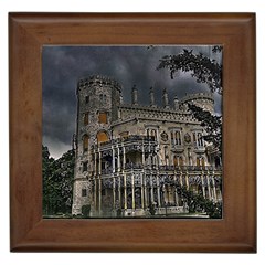 Castle Mansion Architecture House Framed Tiles by Wegoenart