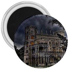 Castle Mansion Architecture House 3  Magnets by Wegoenart