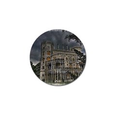 Castle Mansion Architecture House Golf Ball Marker (4 Pack) by Wegoenart