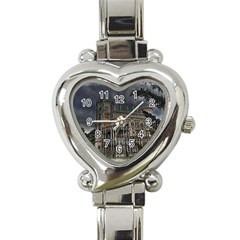 Castle Mansion Architecture House Heart Italian Charm Watch by Wegoenart