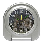 Castle Mansion Architecture House Travel Alarm Clock Front