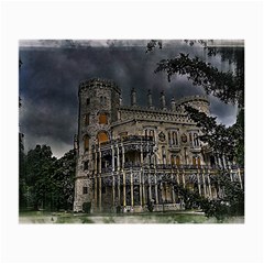 Castle Mansion Architecture House Small Glasses Cloth by Wegoenart