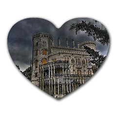 Castle Mansion Architecture House Heart Mousepads by Wegoenart