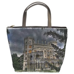 Castle Mansion Architecture House Bucket Bag by Wegoenart