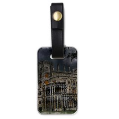 Castle Mansion Architecture House Luggage Tag (one Side) by Wegoenart