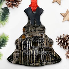 Castle Mansion Architecture House Ornament (christmas Tree)  by Wegoenart