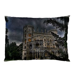 Castle Mansion Architecture House Pillow Case (two Sides) by Wegoenart