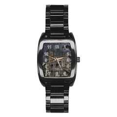 Castle Mansion Architecture House Stainless Steel Barrel Watch by Wegoenart