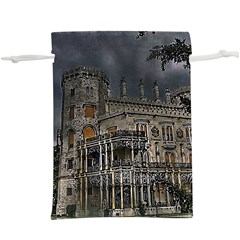 Castle Mansion Architecture House  Lightweight Drawstring Pouch (xl)