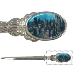 Cityscape Buildings Skyscraper Letter Opener by Wegoenart