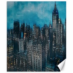 Cityscape Buildings Skyscraper Canvas 8  X 10  by Wegoenart