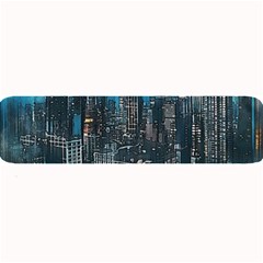 Cityscape Buildings Skyscraper Large Bar Mats by Wegoenart