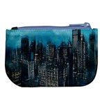 Cityscape Buildings Skyscraper Large Coin Purse Back