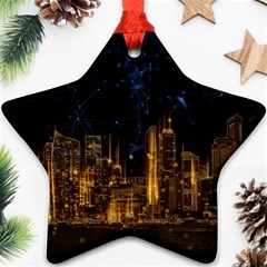 Architecture Buildings City Ornament (star) by Wegoenart