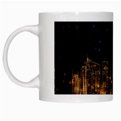 Architecture Buildings City White Mugs by Wegoenart