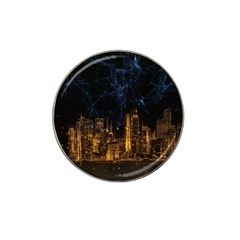 Architecture Buildings City Hat Clip Ball Marker (4 Pack) by Wegoenart