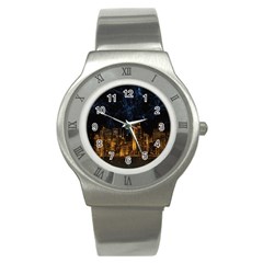 Architecture Buildings City Stainless Steel Watch by Wegoenart