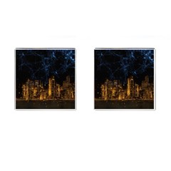 Architecture Buildings City Cufflinks (square) by Wegoenart