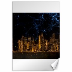 Architecture Buildings City Canvas 12  X 18  by Wegoenart