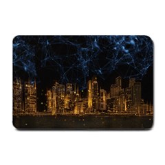 Architecture Buildings City Small Doormat  by Wegoenart