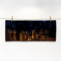 Architecture Buildings City Hand Towel by Wegoenart