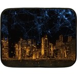 Architecture Buildings City Double Sided Fleece Blanket (Mini)  35 x27  Blanket Front