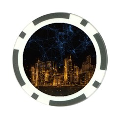 Architecture Buildings City Poker Chip Card Guard (10 Pack) by Wegoenart