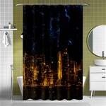 Architecture Buildings City Shower Curtain 48  x 72  (Small)  Curtain(48  X 72 ) - 42.18 x64.8  Curtain(48  X 72 )