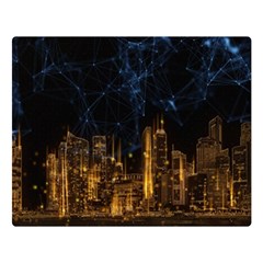 Architecture Buildings City Double Sided Flano Blanket (large)  by Wegoenart