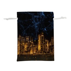 Architecture Buildings City Lightweight Drawstring Pouch (l) by Wegoenart