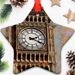 Big Ben London Wes Ben Big Ornament (star) by Wegoenart