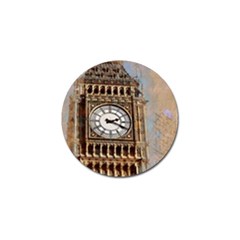 Big Ben London Wes Ben Big Golf Ball Marker (4 Pack) by Wegoenart