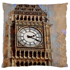 Big Ben London Wes Ben Big Large Cushion Case (two Sides) by Wegoenart