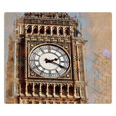 Big Ben London Wes Ben Big Double Sided Flano Blanket (small)  by Wegoenart