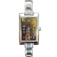 London Big Ben Building Rectangle Italian Charm Watch by Wegoenart