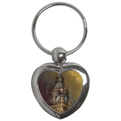 London Big Ben Building Key Chain (heart) by Wegoenart