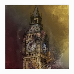 London Big Ben Building Medium Glasses Cloth (2 Sides) by Wegoenart