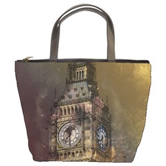 London Big Ben Building Bucket Bag by Wegoenart