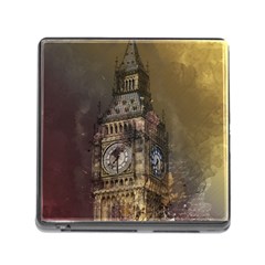 London Big Ben Building Memory Card Reader (square 5 Slot) by Wegoenart