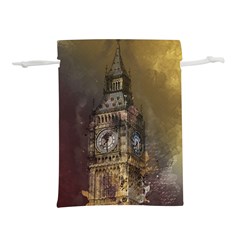 London Big Ben Building Lightweight Drawstring Pouch (l)