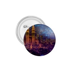 City Lights Skyline Buildings 1 75  Buttons by Wegoenart