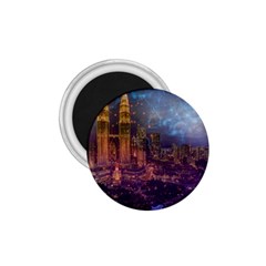 City Lights Skyline Buildings 1 75  Magnets by Wegoenart