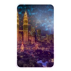 City Lights Skyline Buildings Memory Card Reader (rectangular) by Wegoenart