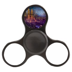 City Lights Skyline Buildings Finger Spinner by Wegoenart