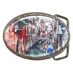 Venice Water Laguna Italy Belt Buckles by Wegoenart