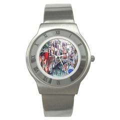 Venice Water Laguna Italy Stainless Steel Watch by Wegoenart