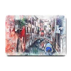 Venice Water Laguna Italy Small Doormat  by Wegoenart