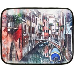 Venice Water Laguna Italy Fleece Blanket (mini)